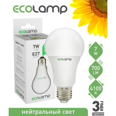 LED лампа 7 Вт. E27 холодне світло